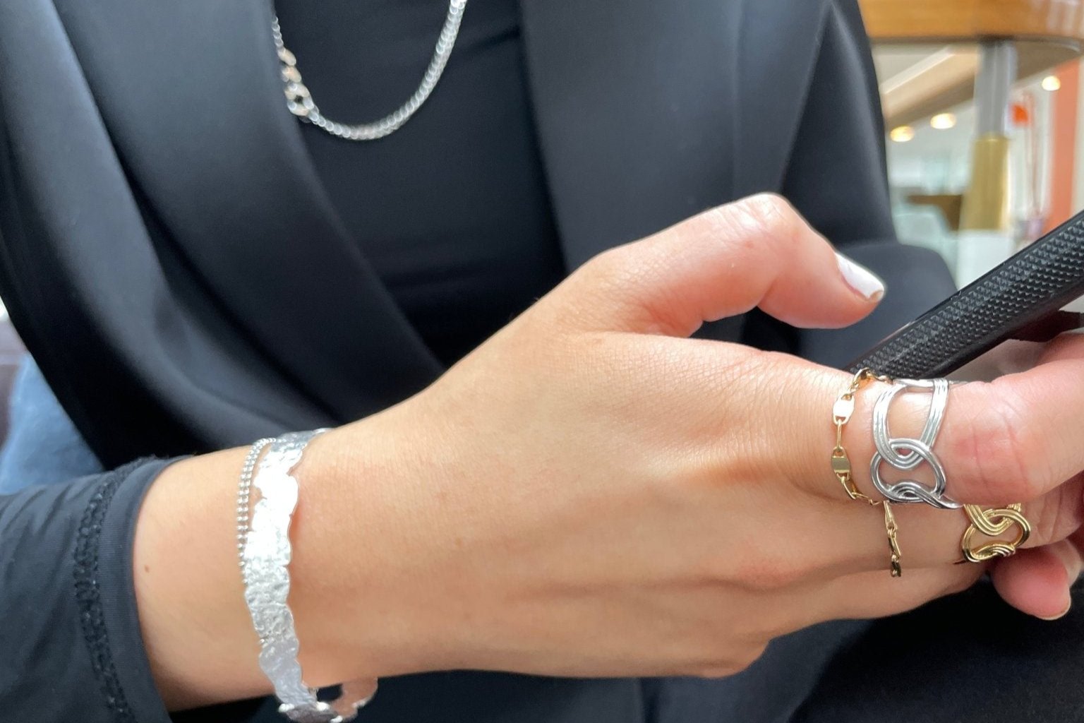 Connected Ring - Unity - Open Ring - Gray