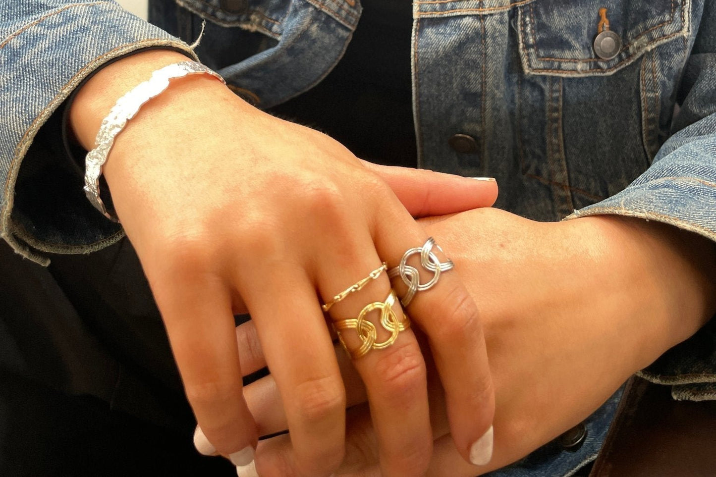 Connected Ring - Unity - Open Ring - Gray