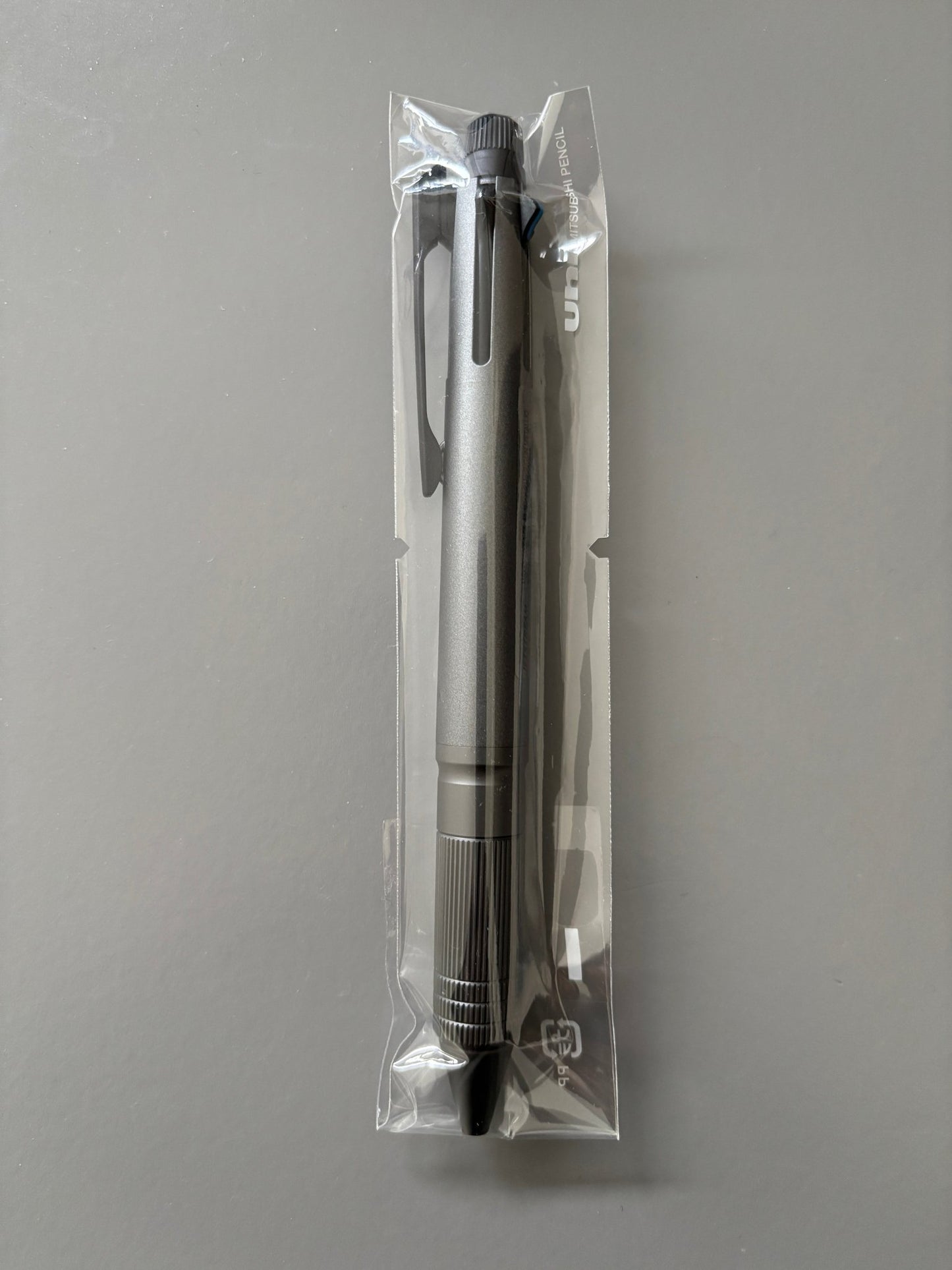 Mitsubishi Pencil Jet stream Multi - Function Pen 4 in 1 Metal Edition - Gray