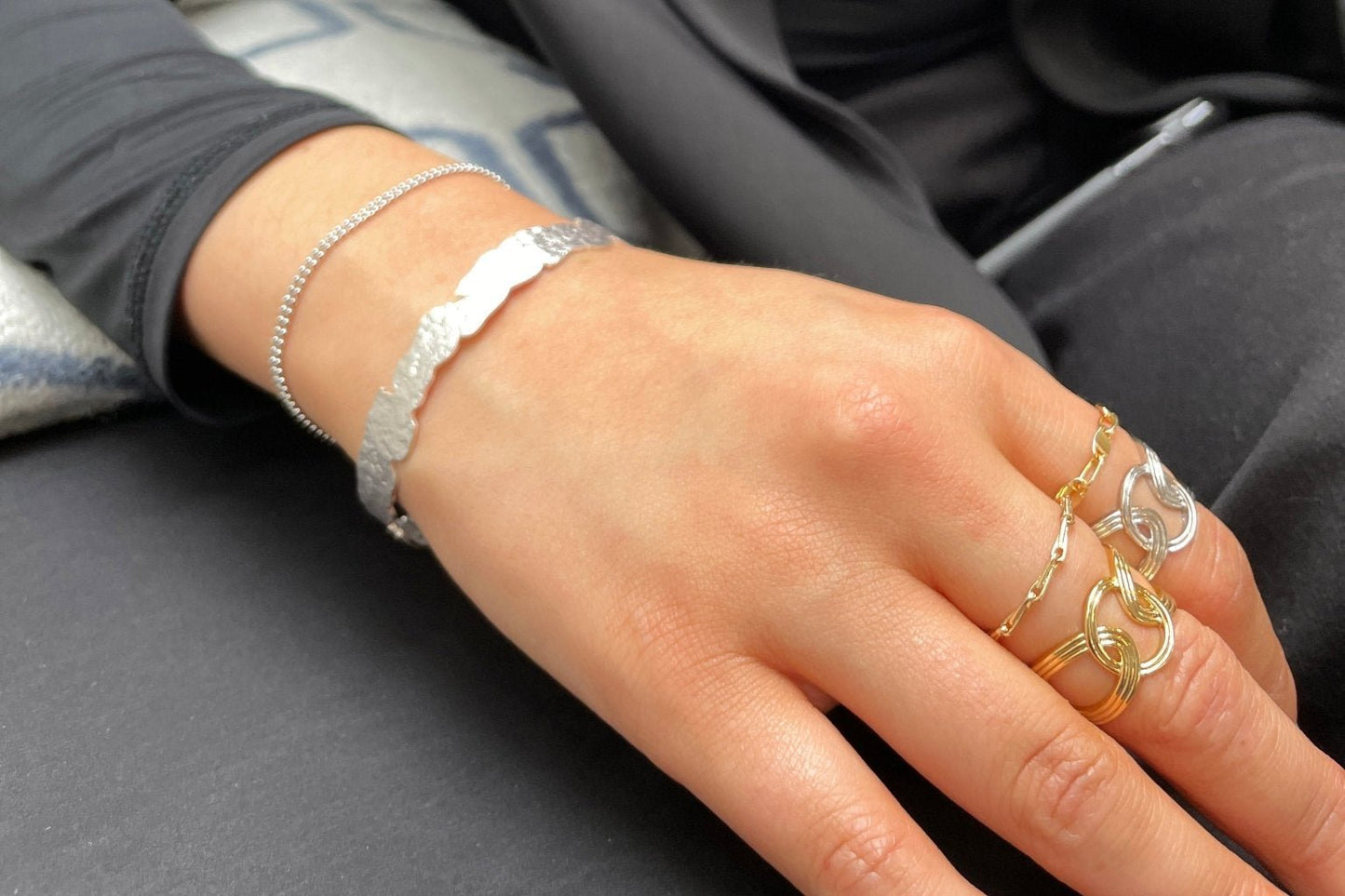 RHYTHM - CHAIN NECKLACE - Gray