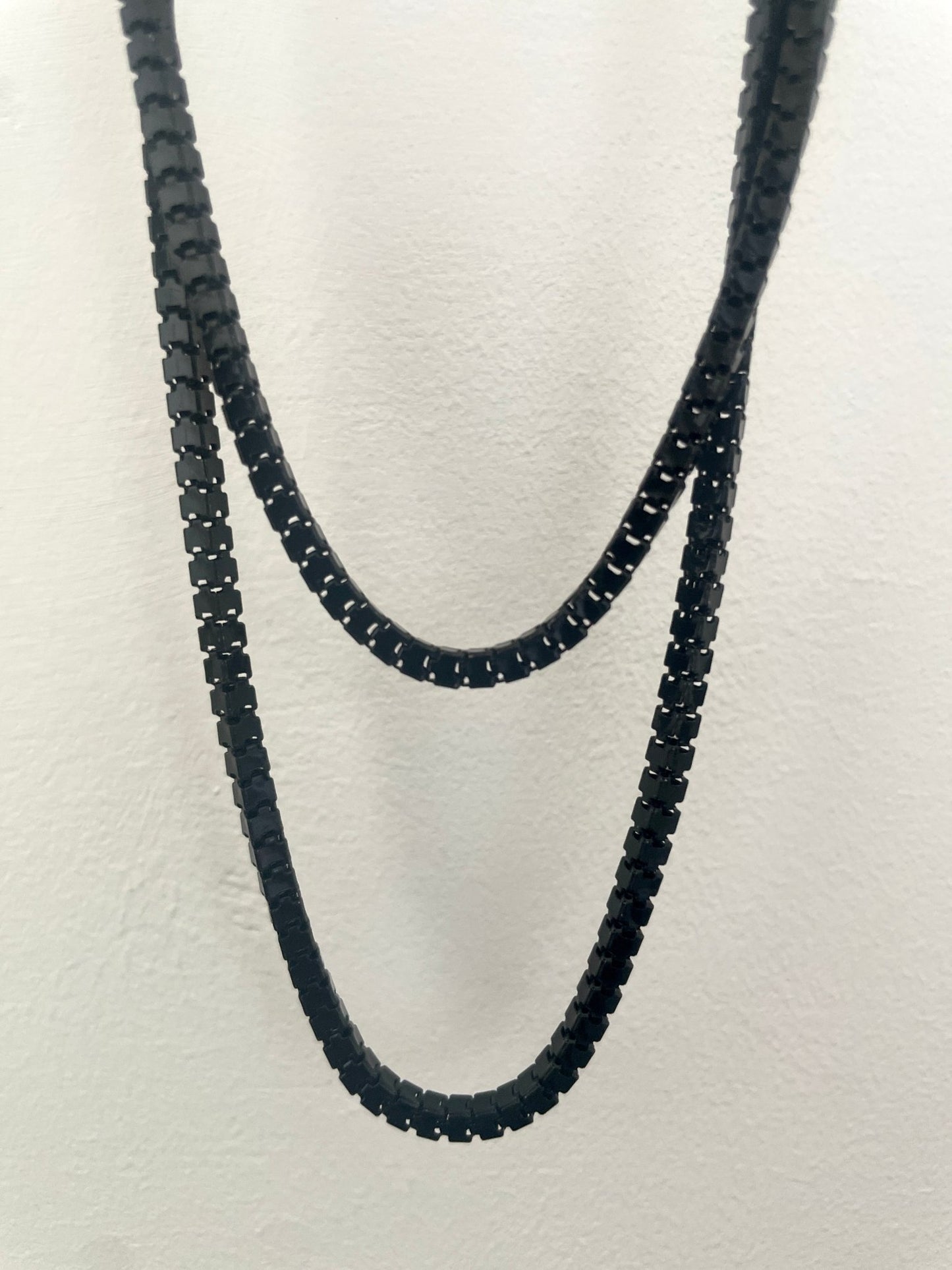 Black and White Layering Necklace bundle - Magpie - Gray