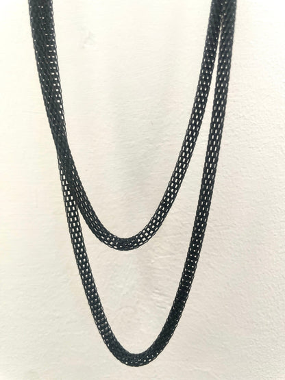 Black and White Layering Necklace bundle - Magpie - Gray